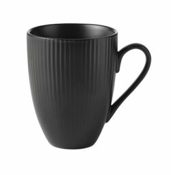 Groovy stoneware kop i sort 30 CL
