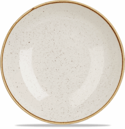 Stonecast Barley White dyb tallerken 30 cm, Churchill