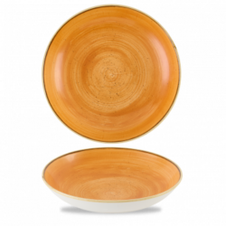 Stonecast Tangerine dyb tallerken 24 cm, Churchill