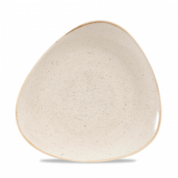 Stonecast Nutmeg Cream trekantet tallerken 26 cm, Churchill