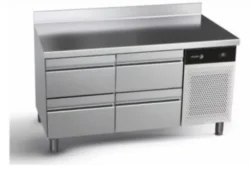 Kølebord med 2 låger uden bagkant kompressor i venstre side CCP-2G NS LG 230V 1N 50HzREFRIGERATION COUNTER