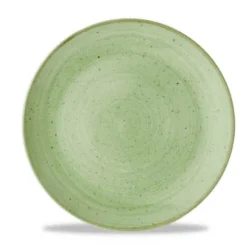 Stonecast Sage Green flad tallerken 21,7cm, Churchill