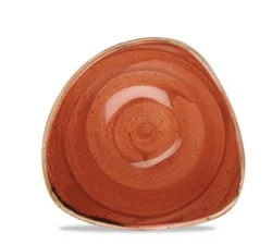 Stonecast Spiced Orange trekantet skål 16cm, Churhill