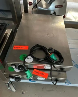 varmeplade, brugt - 14 dages garanti. Du kan tilkøbe 12 mdr. for 799 kr.
