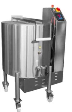 Kogekar 200 L m/ mixer og digital styring