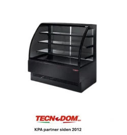 Kølemontre EVO 120 cm FAST LAVPRIS, Sort ral 9005, Tecnodom