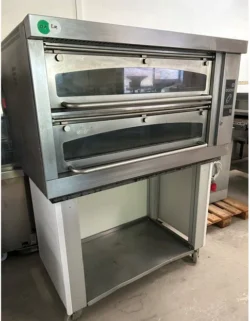pizzaovn 2x6 pizzaer, Brugt, SVEBA - 14 dages garanti. Du kan tilkøbe 12 mdr. for 799 kr.