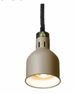 Varmelampe cylinder i mocca, Hendi