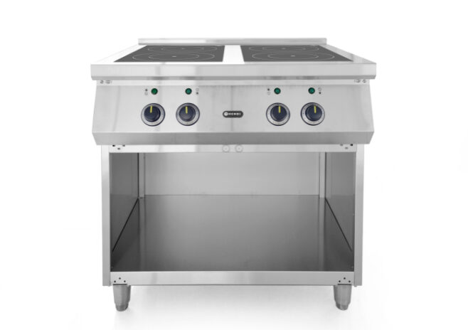 Induktionskogebord m/4 zoner, Hendi
