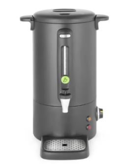 Varmtvand beholder 16L mat sort med dispenser (kogekedel), Hendi