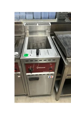 gasfriture fra Diamond med 1 kar, Brugt, Diamond Europe FSM-16 G/C - 14 dages garanti. Du kan tilkøbe 12 mdr. for 799 kr.
