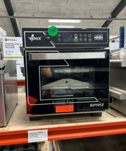 turboovn fra venix med kosmetisk fragtskade, Demo, Venix S.r.l. SPZLR0AER0VBLACK(pizza) - 14 dages garanti. Du kan tilkøbe 12 mdr. for 799 kr.