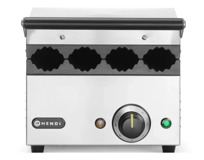 Klemgrill til 4x hotdogbrød, Hendi