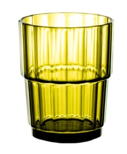 Plastglas stabelbart 18 cl i gul, GraMonty