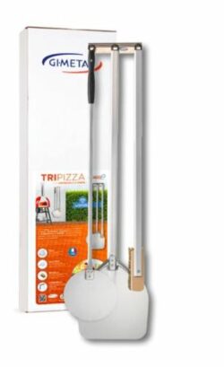 Pizzasæt med 4 dele i 120 cm, Gi-metal