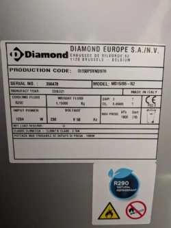 kølereol fra Diamond, brugt - 14 dages garanti. Du kan tilkøbe 12 mdr. for 799 kr.