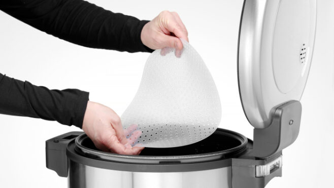 Non-stick gummimåtte til 5,4L riskoger, Hendi