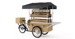 Markedscykel Gastrobike med hylder, el og vask