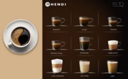 Automatisk kaffemaskine med 17 programmer, Hendi