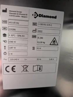 blæstkøler fra diamond, med kosmetisk skade, demomodel