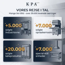 fryseskab med glaslåge fra Fagor model CUN-11g, brugt - 14 dages garanti. Du kan tilkøbe 12 mdr. for 799 kr.