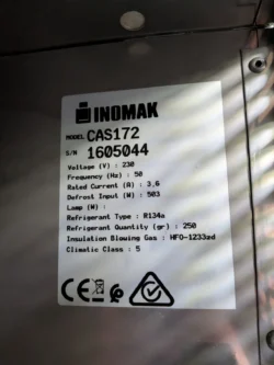 Køleskab fra Inomak, brugt - Sælges med 3 dages garanti. Du kan tilkøbe 2 mdr. ekstra for 350 kr.